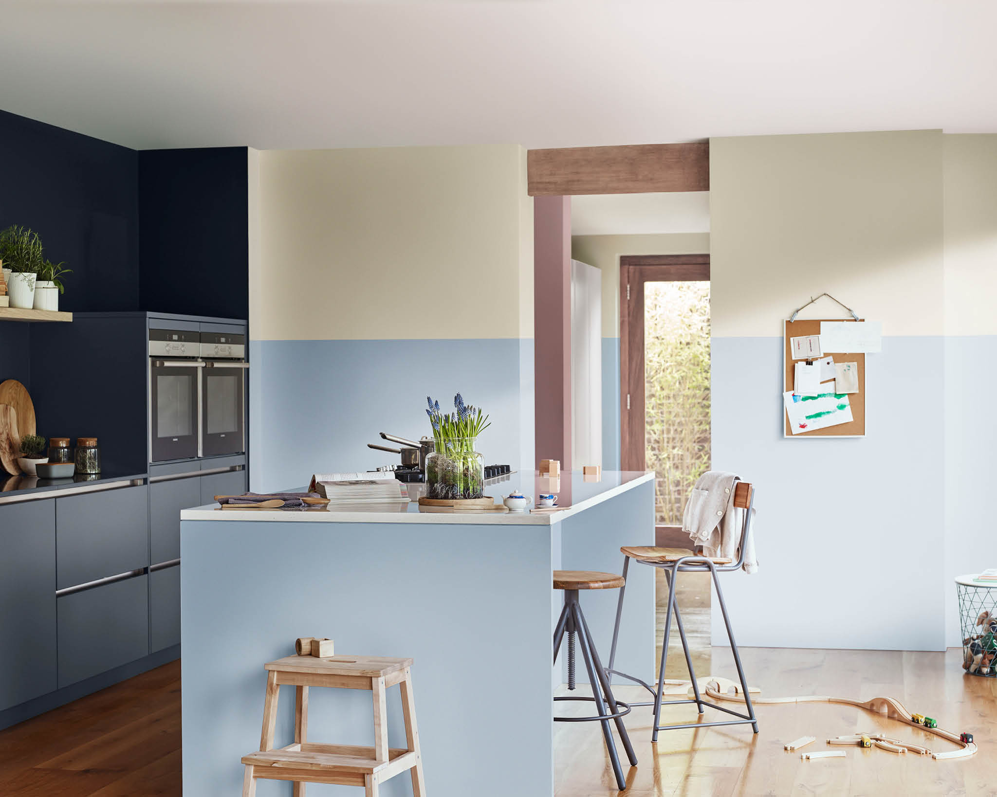 Kitchen in pastel shades Paint your kitchen with Heart Wood and pastel shades