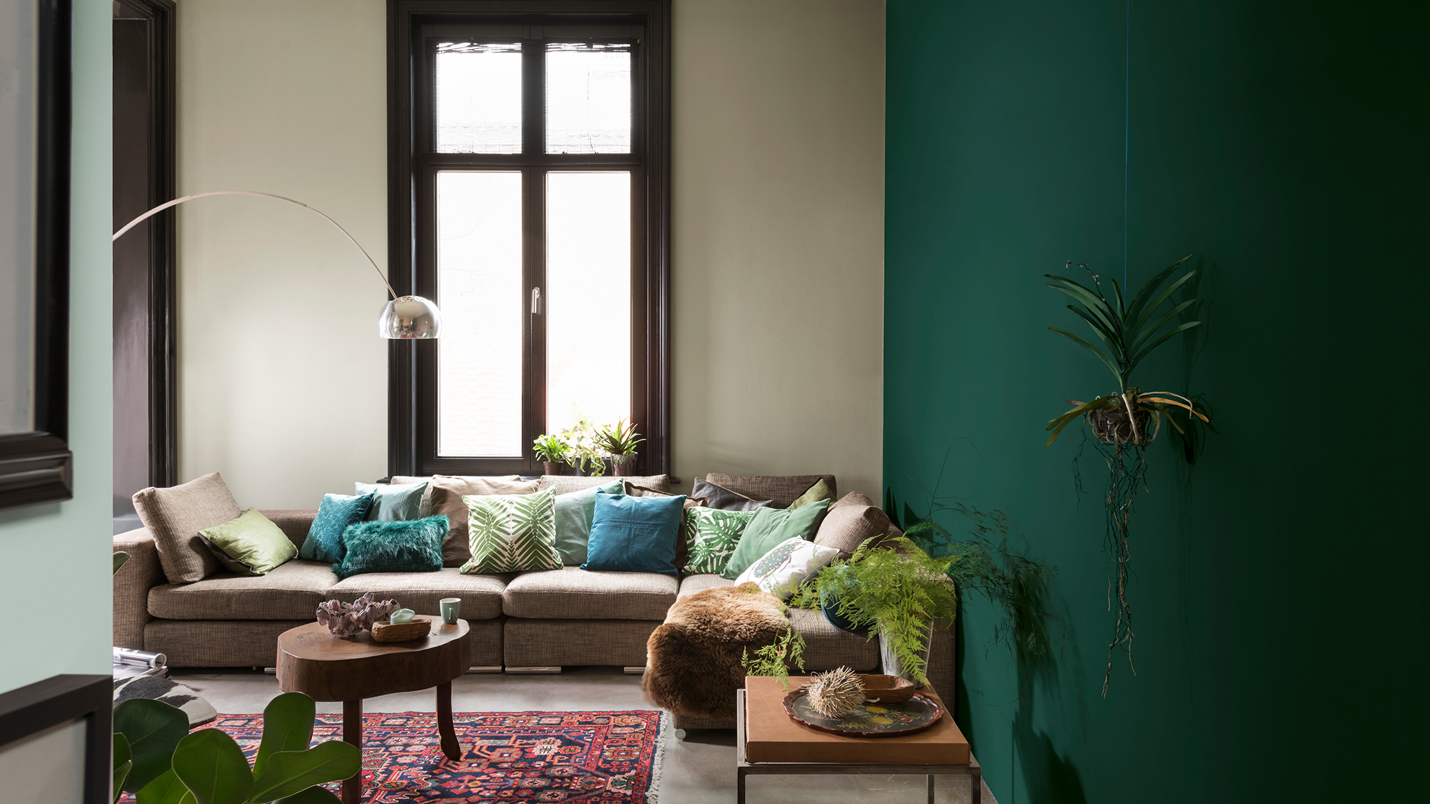 A calm and serene living room created with the Dulux Ambiance Atmospheric color palette dulux-ambiance-atmospheric-palette-global-2