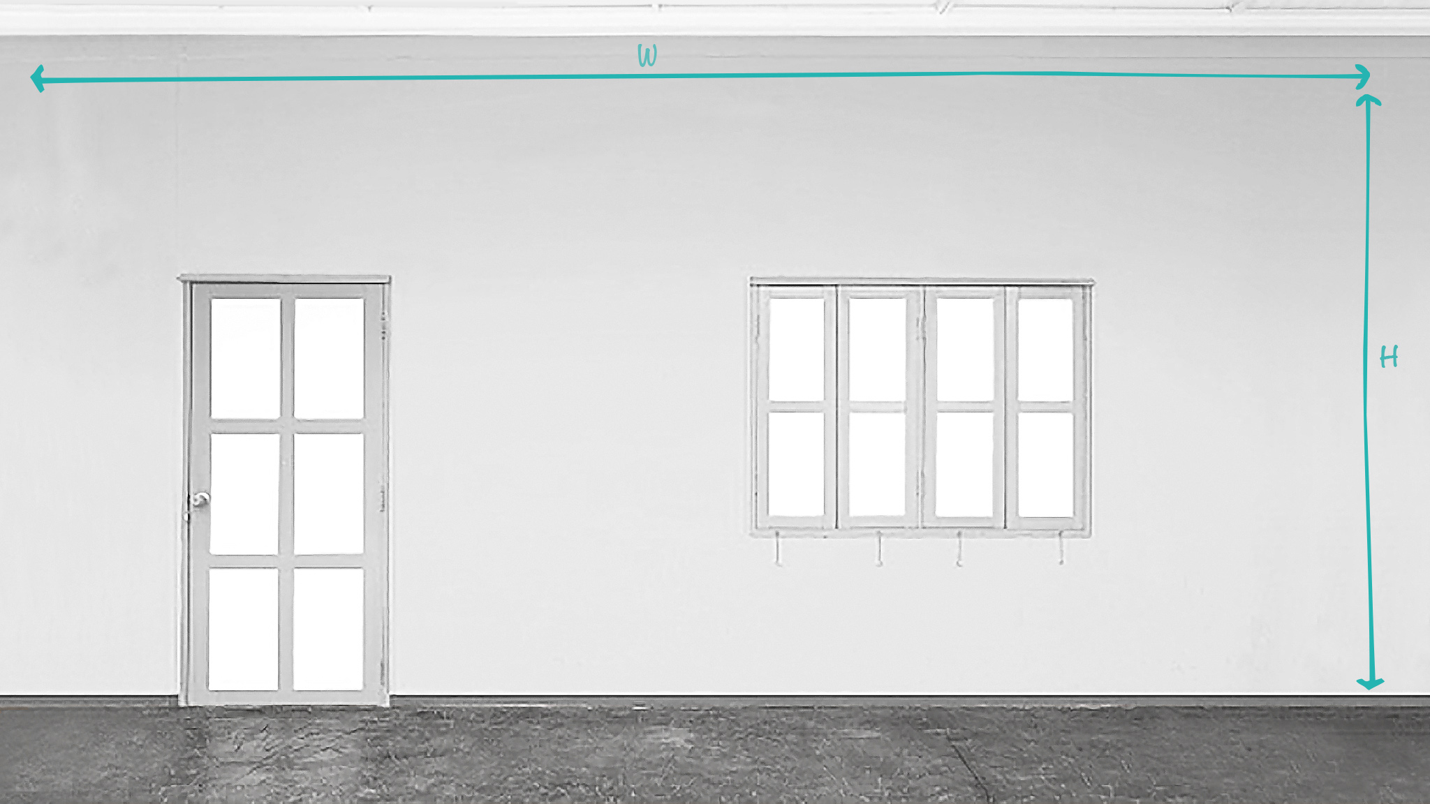 Calculating the overall room measurement Dulux_calculating_paint_UK_3